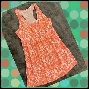 Coral Swim Cover-Up, Sun Dress